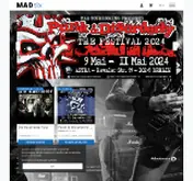 Kleine Seitenvorschau von madtix.de