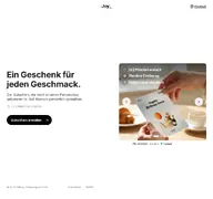 Kleine Seitenvorschau von buy.givingjoy.de