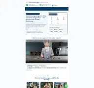 Kleine Seitenvorschau von versicherungsvergleiche.de