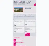 Kleine Seitenvorschau von maeusefueraeltere.de