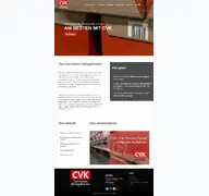 Kleine Seitenvorschau von cvk.de