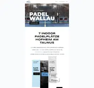Kleine Seitenvorschau von padel-wallau.de