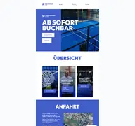 Kleine Seitenvorschau von padel-zentrum.de
