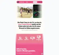 Kleine Seitenvorschau von padeloase.de