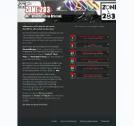 Kleine Seitenvorschau von zone283.de