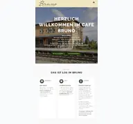 Kleine Seitenvorschau von cafebruno.de