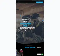 Kleine Seitenvorschau von paintball-thale.de