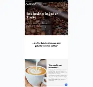 Kleine Seitenvorschau von cafesito.de