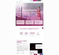 Kleine Seitenvorschau von expopharm.de