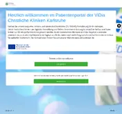Kleine Seitenvorschau von service.vidia-kliniken.de