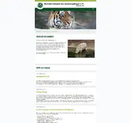 Kleine Seitenvorschau von zootierpflege.de