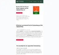 Kleine Seitenvorschau von jagdschein-vorbereitung.de