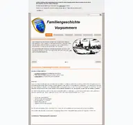 Kleine Seitenvorschau von familiengeschichte-vorpommern.de