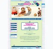 Kleine Seitenvorschau von zahnzirkus.de