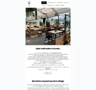 Kleine Seitenvorschau von cafehuben.de