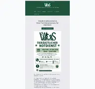 Kleine Seitenvorschau von kleintierpraxis-vanstaa.de