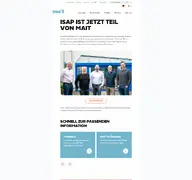 Kleine Seitenvorschau von isap.de