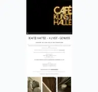 Kleine Seitenvorschau von cafekunsthalle.de