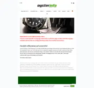 Kleine Seitenvorschau von oysterinfo.de