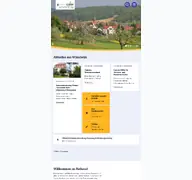 Kleine Seitenvorschau von wimsheim.de