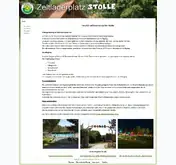 Kleine Seitenvorschau von zeltlager-stolle.de