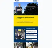 Kleine Seitenvorschau von ausbildung-fahrdienst.ruhrbahn.de