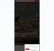 Kleine Seitenvorschau von klostergrill.de