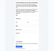 Kleine Seitenvorschau von austritt-cdu.de