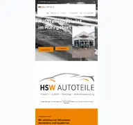 Kleine Seitenvorschau von hswautoteile.de