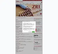 Kleine Seitenvorschau von zri-online.de