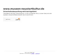 Kleine Seitenvorschau von museen-neustartkultur.de