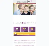 Kleine Seitenvorschau von maincheck.de