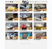 Kleine Seitenvorschau von zugfunk-podcast.de