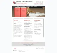 Kleine Seitenvorschau von hundekanzlei.de