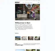 Kleine Seitenvorschau von bern.com