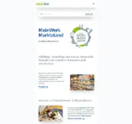 Kleine Seitenvorschau von mainwerk-marktstand.de