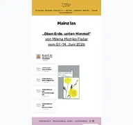 Kleine Seitenvorschau von mainzliest.de