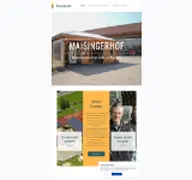 Kleine Seitenvorschau von maisingerhof.de