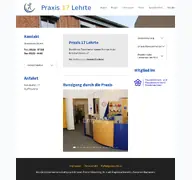 Kleine Seitenvorschau von praxis17lehrte.de