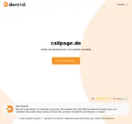 Kleine Seitenvorschau von calipage.de