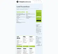 Kleine Seitenvorschau von pressekonditionen.de