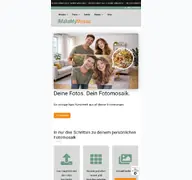 Kleine Seitenvorschau von makemymosaic.de