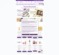 Kleine Seitenvorschau von camassia-naturkosmetik.ch