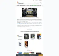 Kleine Seitenvorschau von camatec.de