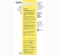 Kleine Seitenvorschau von agab.de