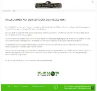 Kleine Seitenvorschau von dsa.ulisses-regelwiki.de