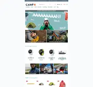 Kleine Seitenvorschau von camp4.de