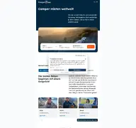 Kleine Seitenvorschau von camperoase.de