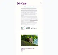 Kleine Seitenvorschau von zuricats.ethz.ch