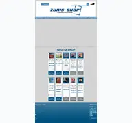 Kleine Seitenvorschau von zuris-shop.de